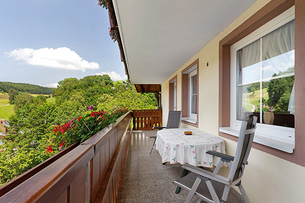 Balkon mit herrlichem Ausblick