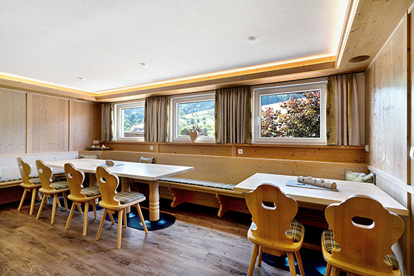 Unser Frühstücksraum