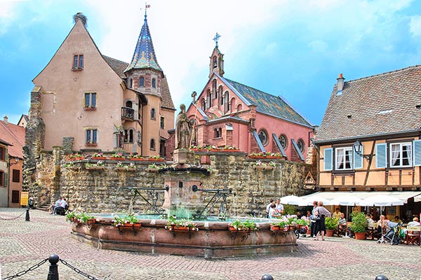 Eguisheim im Elsass/Frankreich